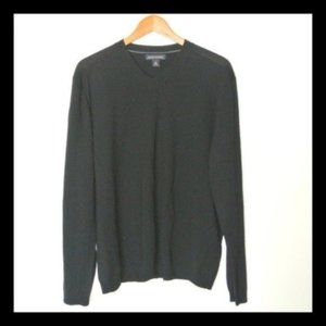 Banana Republic‎ Extra Fine Italian Merino Sweater XL Black